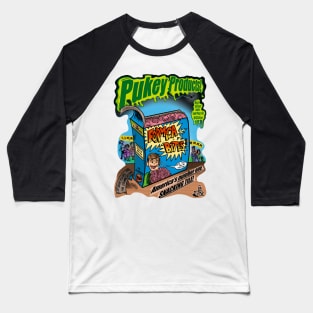 Pukey Products number 2 “Formica Bites” Baseball T-Shirt